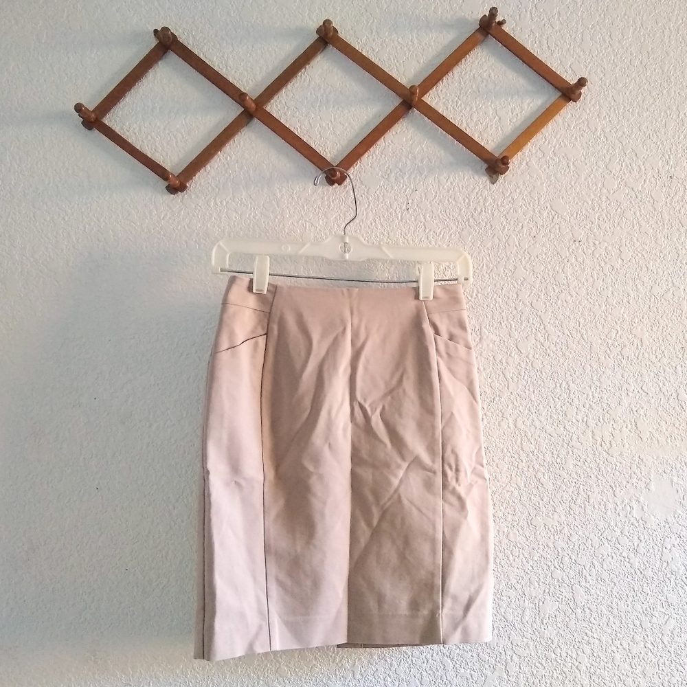 MOVING SALE H&M Light Tan Pencil Skirt